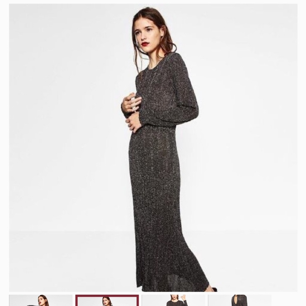 Long shimmery dress